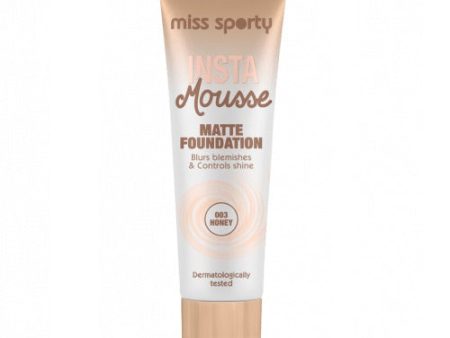 Insta Mousse Matte Foundation matujący podkład do twarzy 003 Honey 30ml For Discount