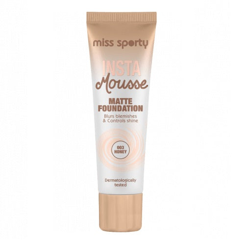 Insta Mousse Matte Foundation matujący podkład do twarzy 003 Honey 30ml For Discount