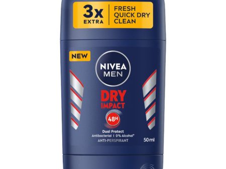 Men Dry Impact antyperspirant w sztyfcie 50ml Online Hot Sale