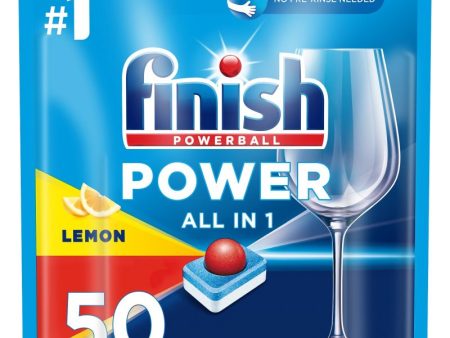 Power All in 1 tabletki do zmywarki Lemon 50szt For Sale