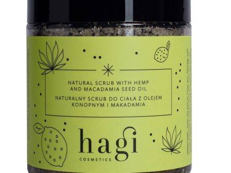 Naturalny scrub do ciała z olejem konopnym i makadamia 300g Discount