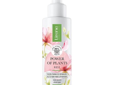 Power of Plants olejek-pianka do demakijażu Róża 145ml For Discount