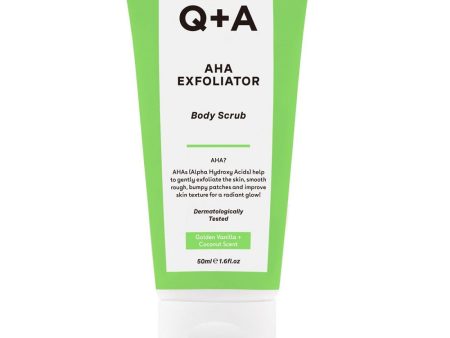 AHA Exfoliator Body Scrub mini wygładzający peeling do ciała z kwasami AHA 50ml Supply