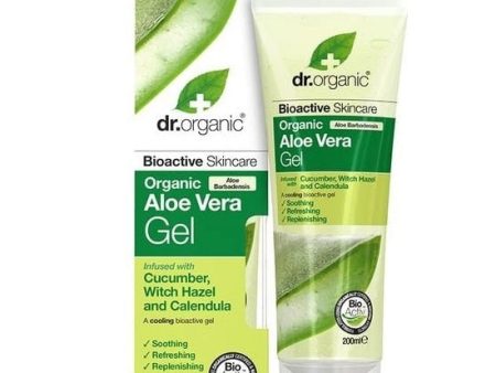 Aloe Vera Gel With Cucumber nawilżający żel do ciała z aloesem 200ml Hot on Sale