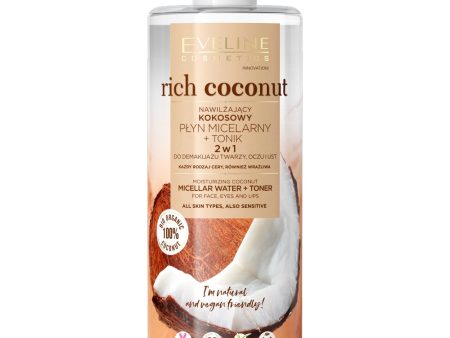 Rich Coconut 2w1 nawilżający kokosowy płyn micelarny i tonik 500ml on Sale