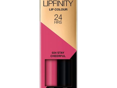 Lipfinity Lip Colour dwufazowa pomadka w płynie o długotrwałym efekcie 024 Stay Cheerful Discount