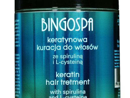 Keratynowa kuracja do włosów ze spiruliną i L-cysteiną 250g Cheap