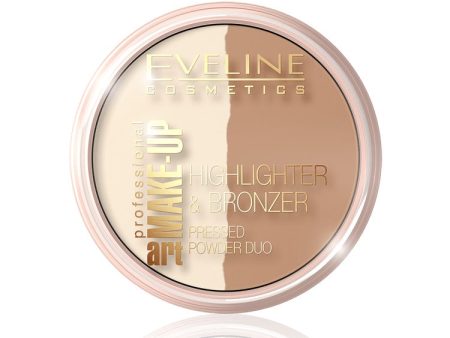 Art Make-Up Highlighter&Bronzer Pressed Powder puder rozświetlająco-brązujący 57 Glam Dark 12g Cheap