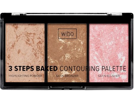 3 Steps Baked Contouring Palette paleta do konturowania twarzy 10g on Sale