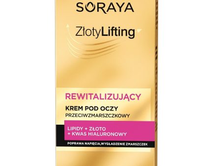 Złoty Lifting rewitalizujący krem pod oczy przeciwzmarszczkowy 15ml Sale