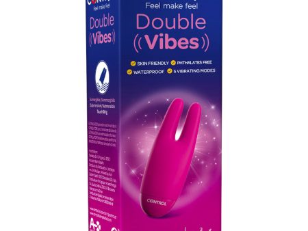 Double Vibes dyskretny masażer dla kobiet z 5 trybami wibracji Fashion