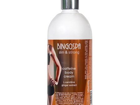 Slim & Strong kofeinowy krem do ciała z L-karnityną i imbirem 500ml on Sale