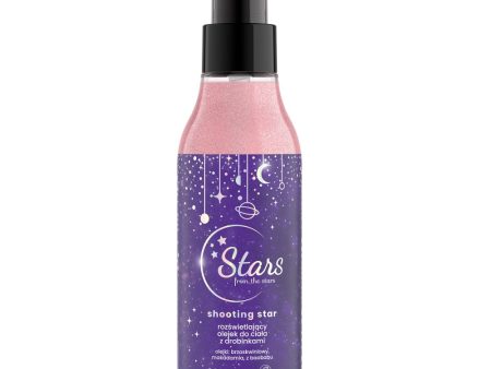 Shooting Star rozświetlający olejek do ciała z drobinkami 150ml For Discount