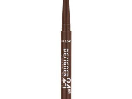 Designer 24h automatyczny eyeliner w kredce 002 Fab Brown Fashion