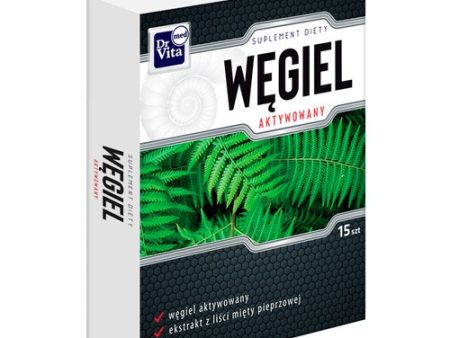 Węgiel aktywowany suplement diety 15 tabletek For Discount