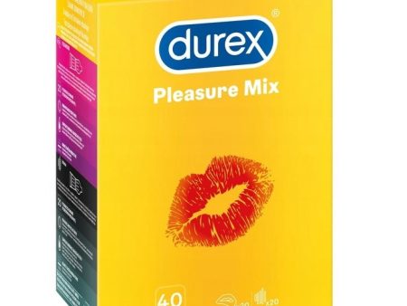 Pleasure Mix prezerwatywy stymulujące 40szt For Sale