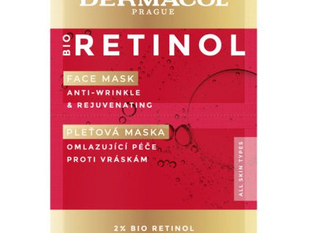 Bio Retinol Face Mask przeciwzmarszczkowa maska do twarzy 16ml Discount