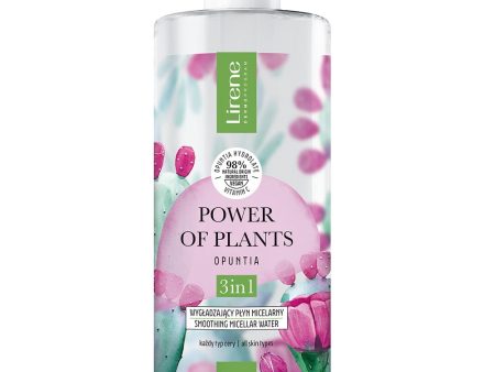 Power of Plants wygładzający płyn micelarny 3w1 Opuncja 400ml For Discount