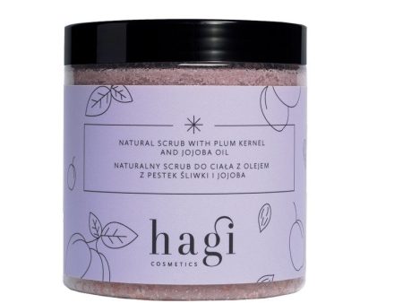 Naturalny scrub do ciała z olejem z pestek śliwki i jojoba 300g Fashion