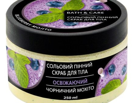 Odświeżający peeling solny do ciała Blueberry Mojito 250ml on Sale