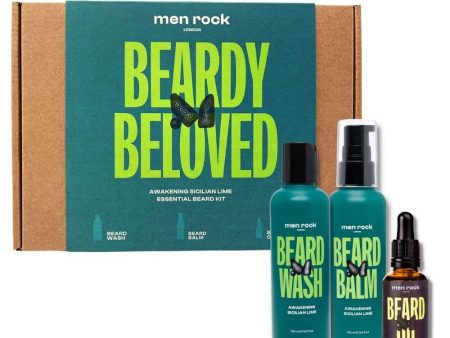 Beardy Beloved Awakening Sicilian Lime zestaw szampon do brody 100ml + balsam do brody 100ml + olejek do brody 30ml Sale