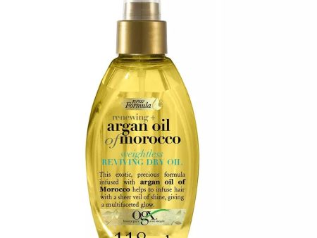 Renewing + Argan Oil of Morocco Dry Oil suchy olejek do pielęgnacji włosów 118ml For Cheap