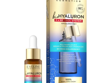 BioHyaluron 3 x Retinol multinawilżające serum wypełniające zmarszczki 18ml Discount