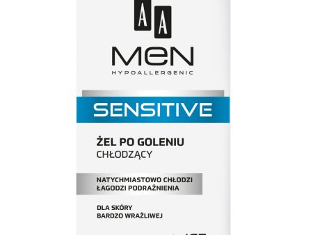 Men Sensitive żel po goleniu chłodzący dla skóry bardzo wrażliwej 100ml Discount