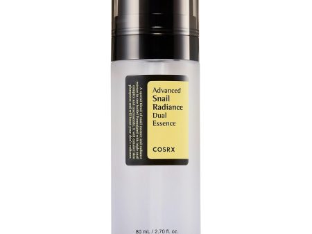 Advanced Snail Radiance Dual Essence podwójna esencja z mucyną ślimaka i niacynamidem 80ml Fashion