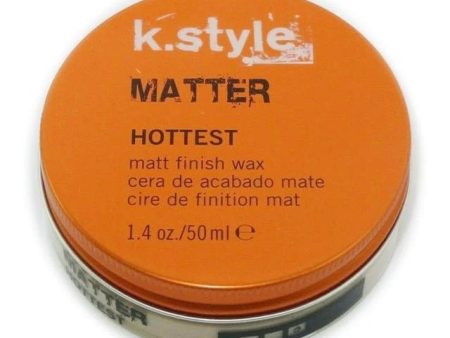 K.Style Matter Matt Finish Wax elastyczny matujący wosk do stylizacji włosów 50ml For Cheap