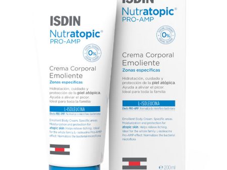 Nutratopic Pro-AMP Emollient Cream Atopic Skin zmiękczający krem do ciała dla skóry atopowej 200ml Cheap