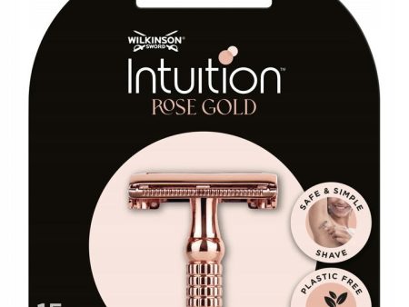 Intuition Rose Gold żyletki do klasycznej maszynki do golenia dla kobiet 15szt on Sale