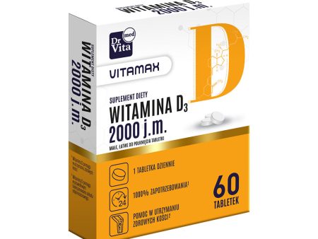 Vitamax Witamina D 2000 j.m. suplement diety 60 tabletek For Cheap