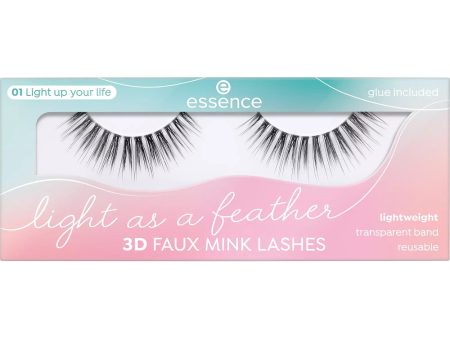 Light as a Feather 3D Faux Mink Lashes sztuczne rzęsy wielokrotnego użytku z efektem 3D 01 Light up your life Sale