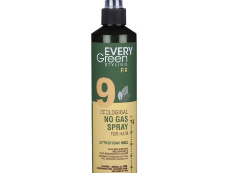 9 Eco Hairspray No Gas Strong Hold ekologiczny lakier do włosów mocno utrwalający fryzurę 300ml Hot on Sale